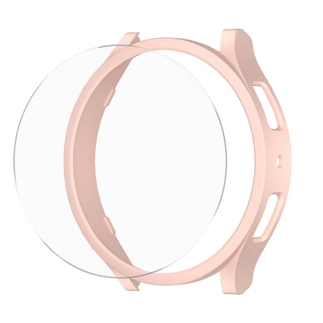 Tempered Glass Watch Case For Samsung Pink / Galaxy Watch 6 40mm