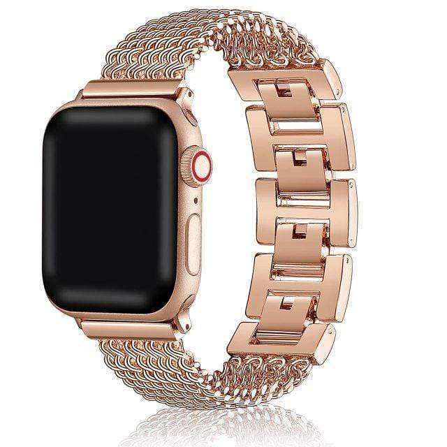 Chain Stainless Steel Watch Band Rose Gold / 38mm, 40mm & 41mm