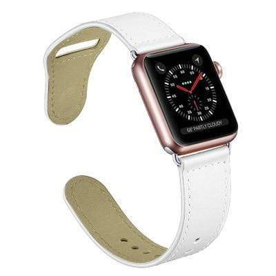 Leather Loop Watch Band White / 38mm, 40mm & 41mm
