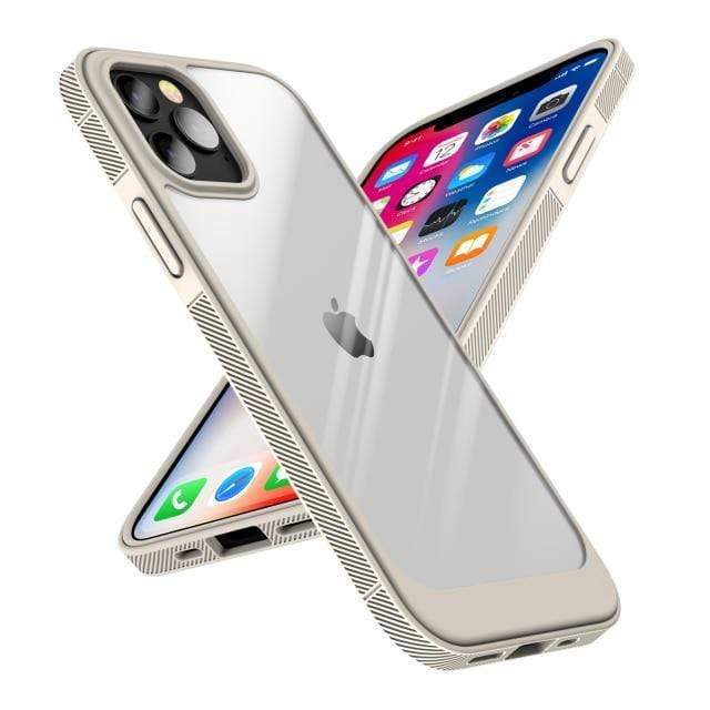 Shockproof Clear Phone Case iPhone X/XS / White